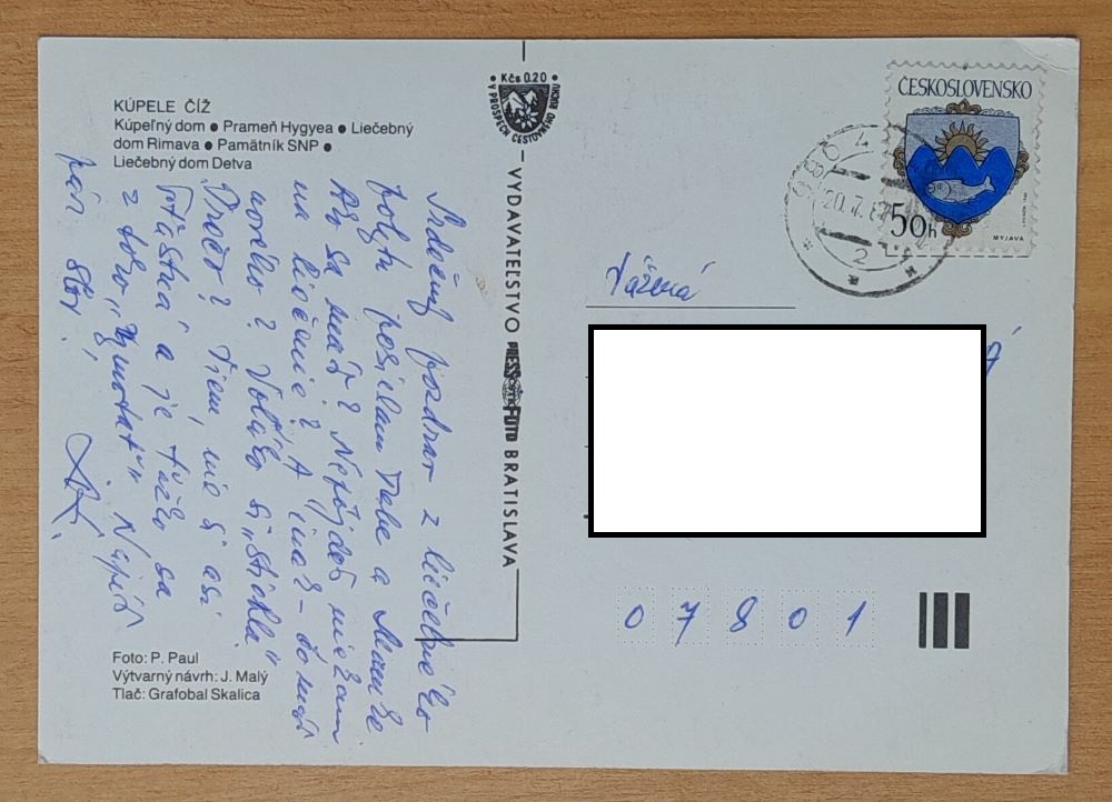 Kúpele Číž - 198?
