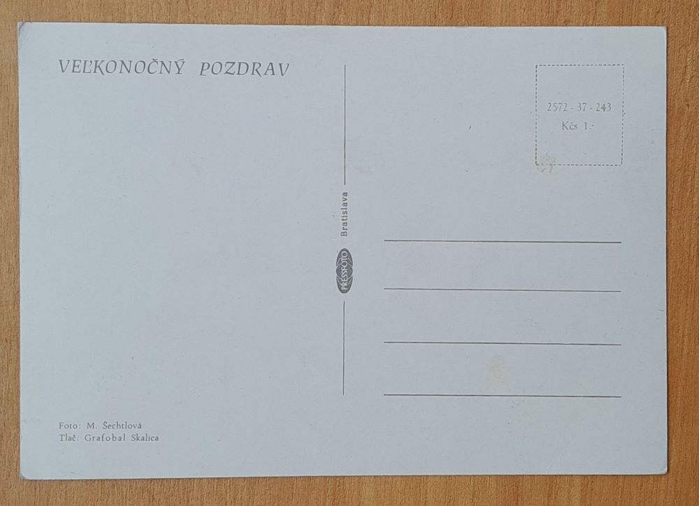 Veľkonočný pozdrav s tulipánmi