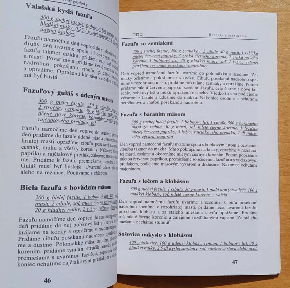 Recepty starej mamy / Recepty šikovnej gazdinky