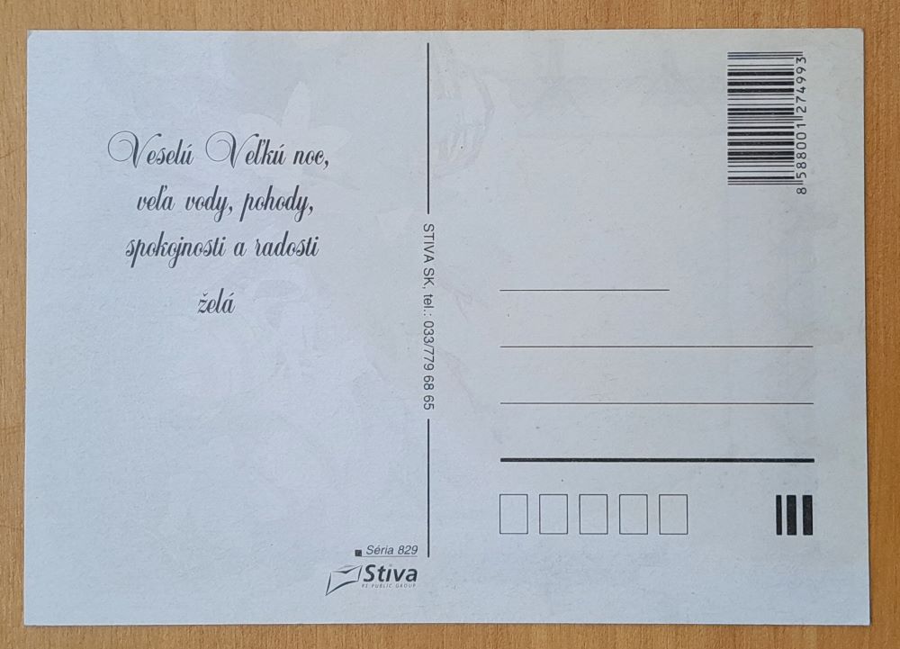 Veľkonočný pozdrav s narcismi