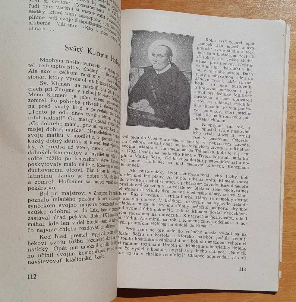 Kalendár spolku sv. Jozefa v Michalovciach na rok 1945