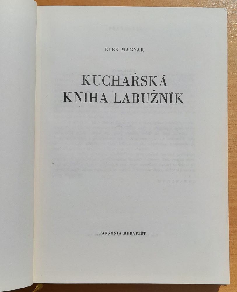 Kuchařská kniha Labužník