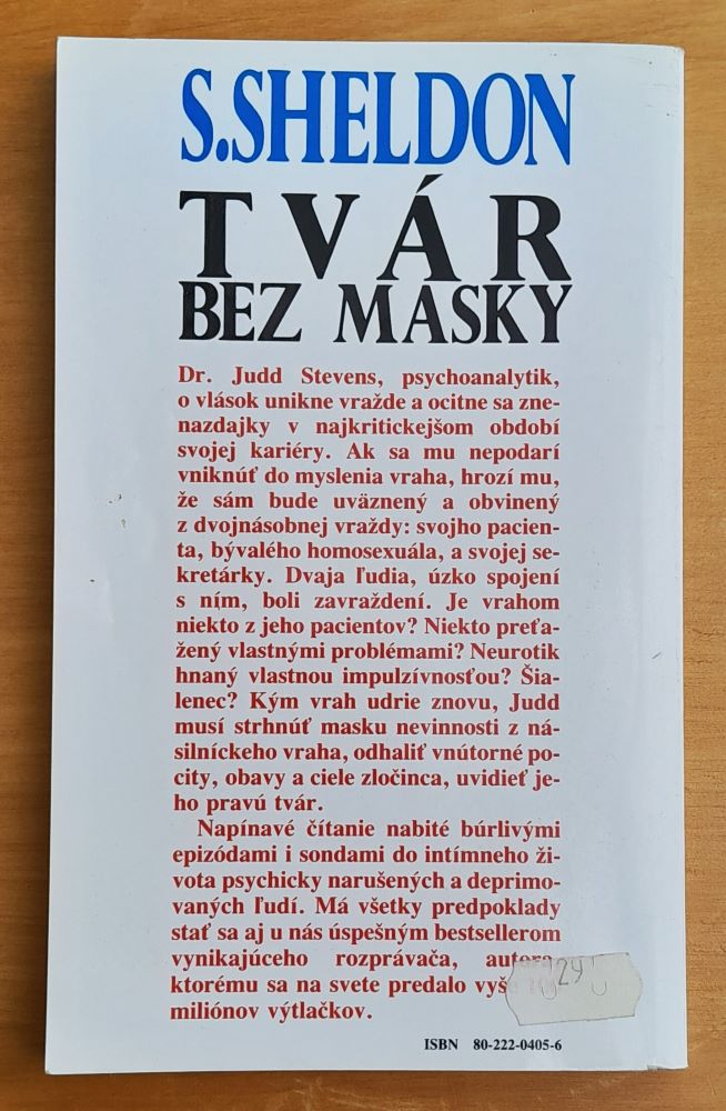 Tvár bez masky / detektívka