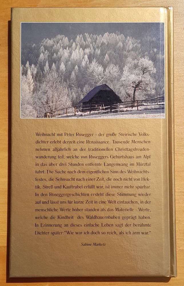 Weihnacht mit Peter Roseggerd zusammengestellt von Sabine Marketz