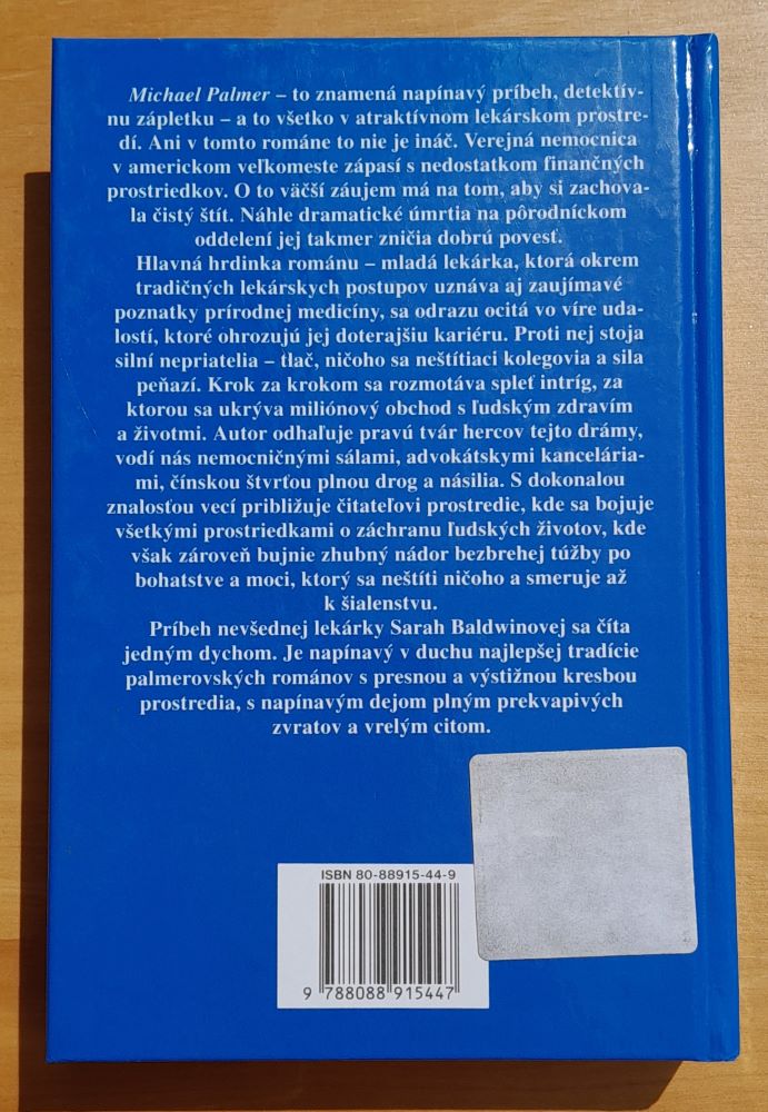 Smrtiaca liečba / Michael Palmer