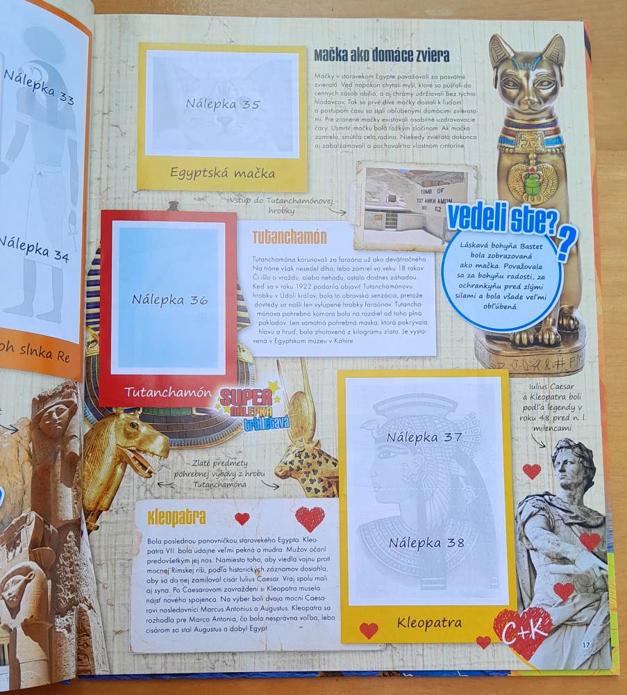 Kniha nálepiek / Dobrodružné cestovanie v čase