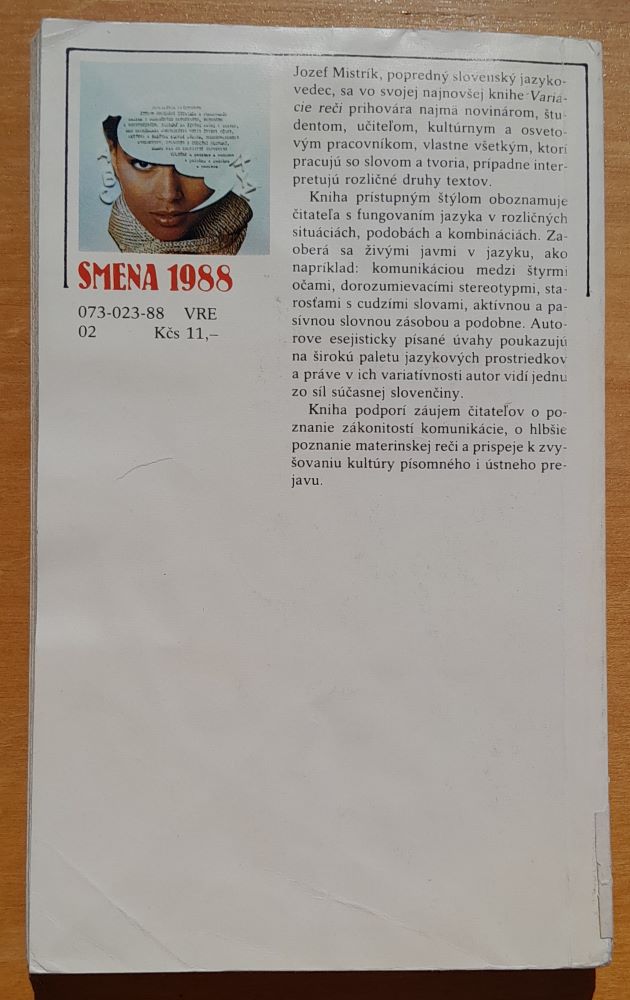 Variácie reči / Edícia Križovatky