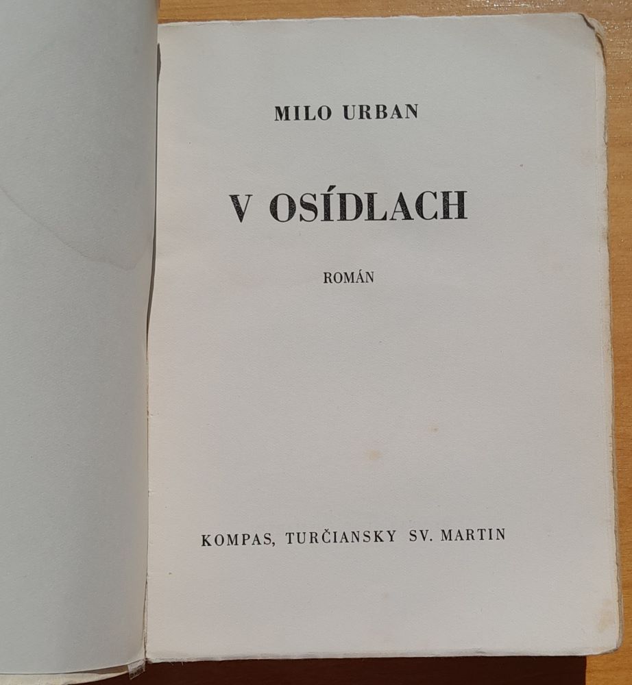 V osídlach / Román / Knižnica Dobré diela sväzok č. 2 / 3. časť cyklu