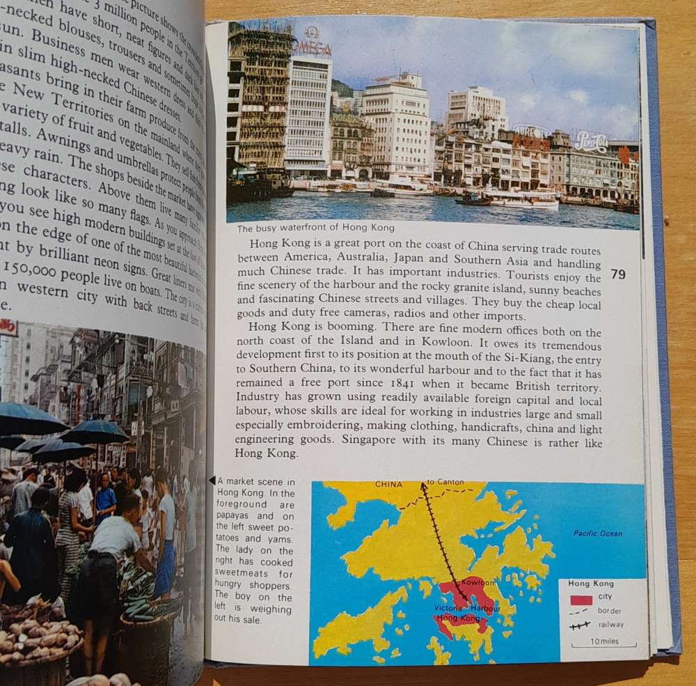 Rich and poor lands in N. America and Asia