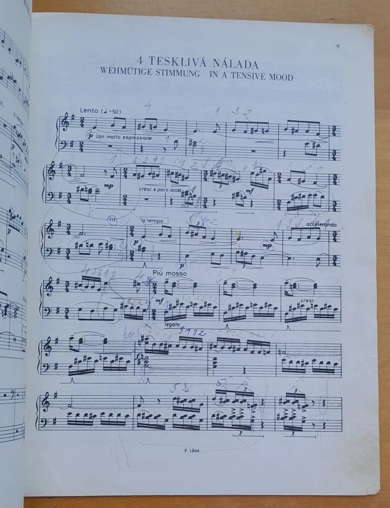 Když klavír hovoří / Das sprechende Klavier / When the Piano is Talking / Pianoforte
