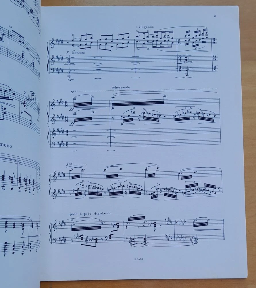 Motýli a rajky / Piano 2 MS / Bohuslav Martinú