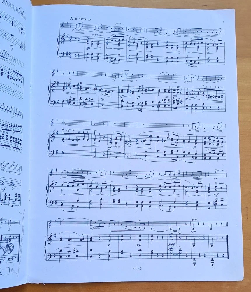 Sonatina op. 27 / Violino e Piano / Housle a klavír