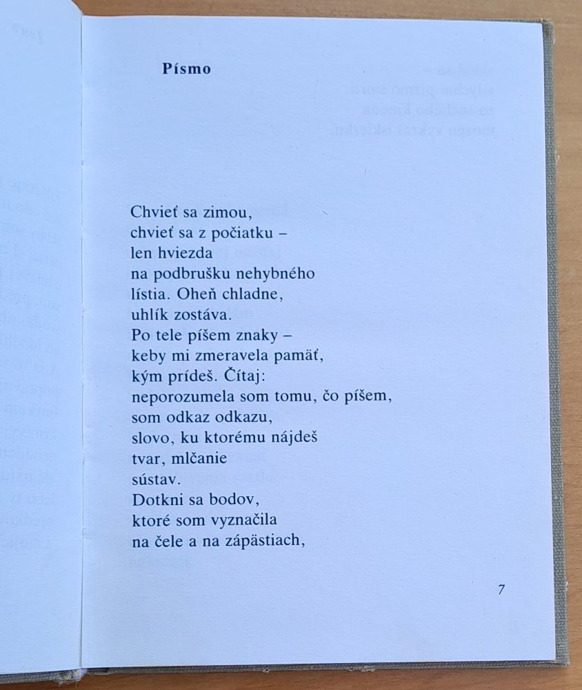 Písmo / Nová poézia
