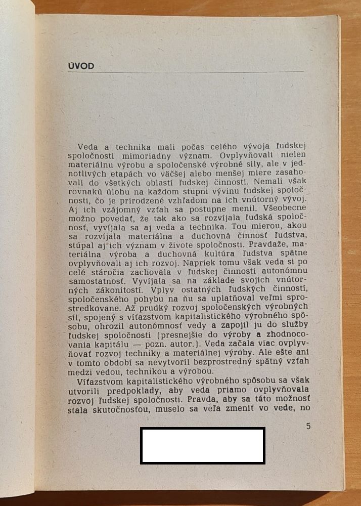 Vedeckotechnická revolúcia, spoločnosť a človek / KŠM