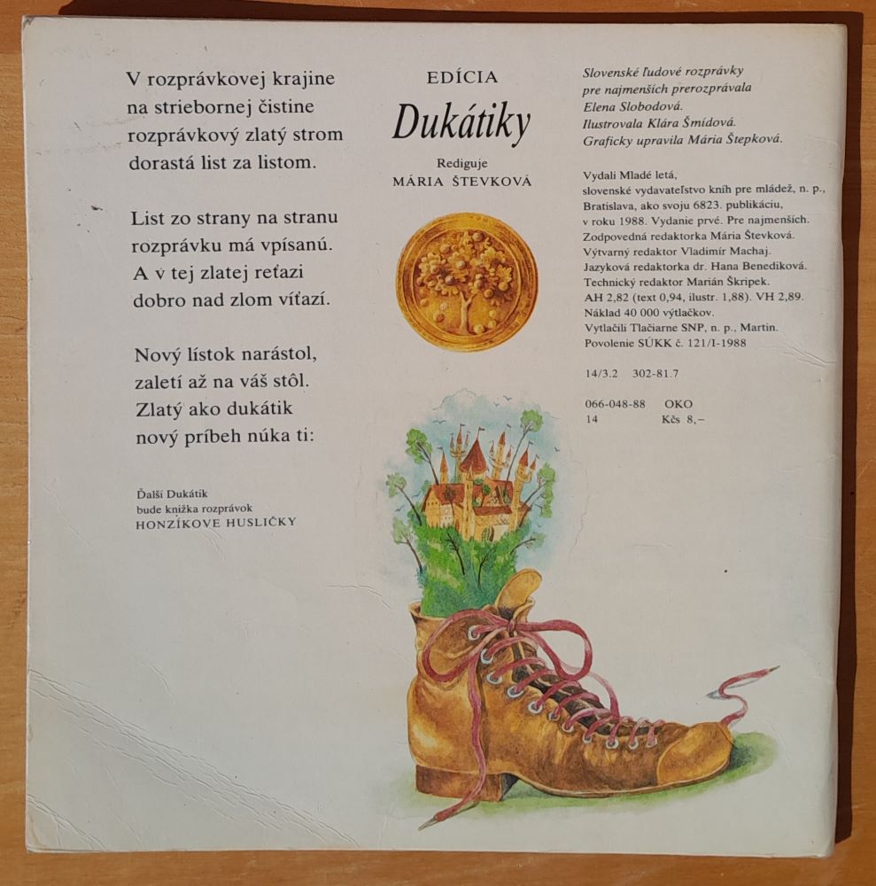 O kocúrikovi / Slovenské ľudové rozprávky / Edícia Dukátiky 