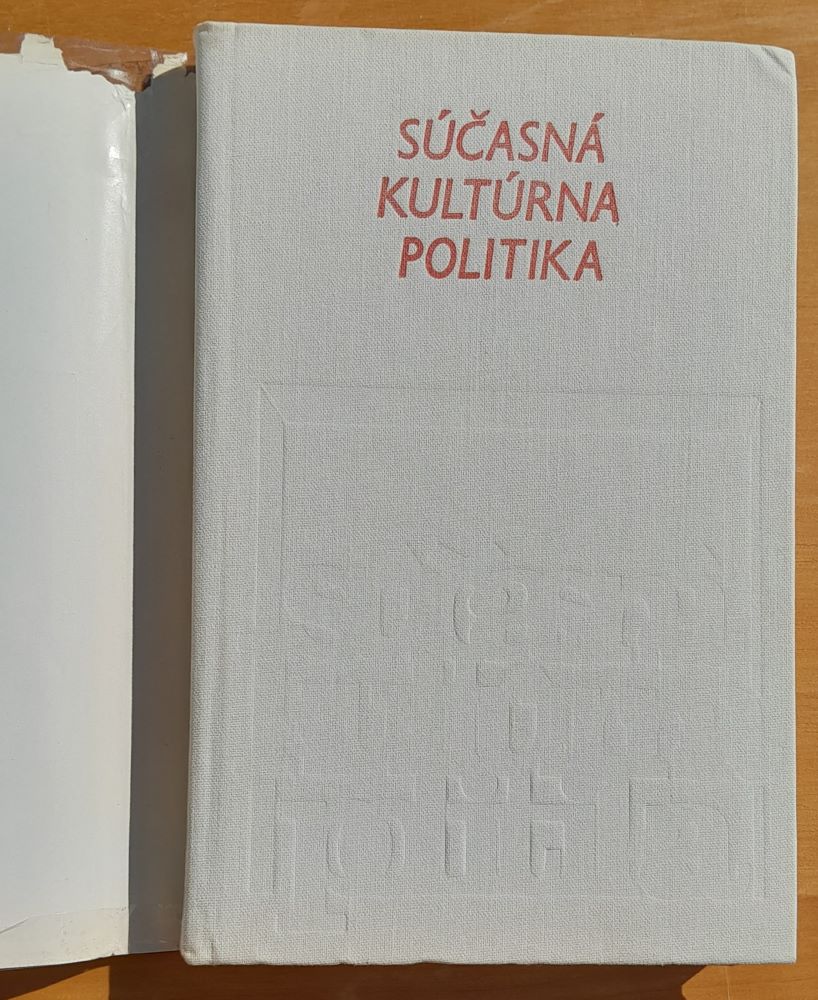 Súčasná kultúrna politika