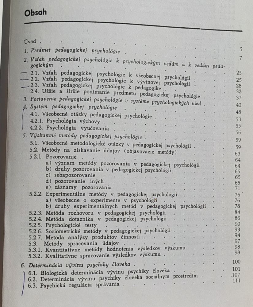 Úvod do pedagogickej psychológie