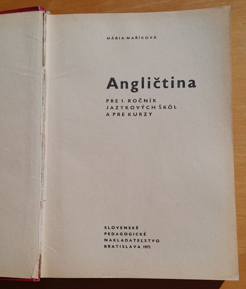 Angličtina pre 1. ročník jazykových škôl a pre kurzy