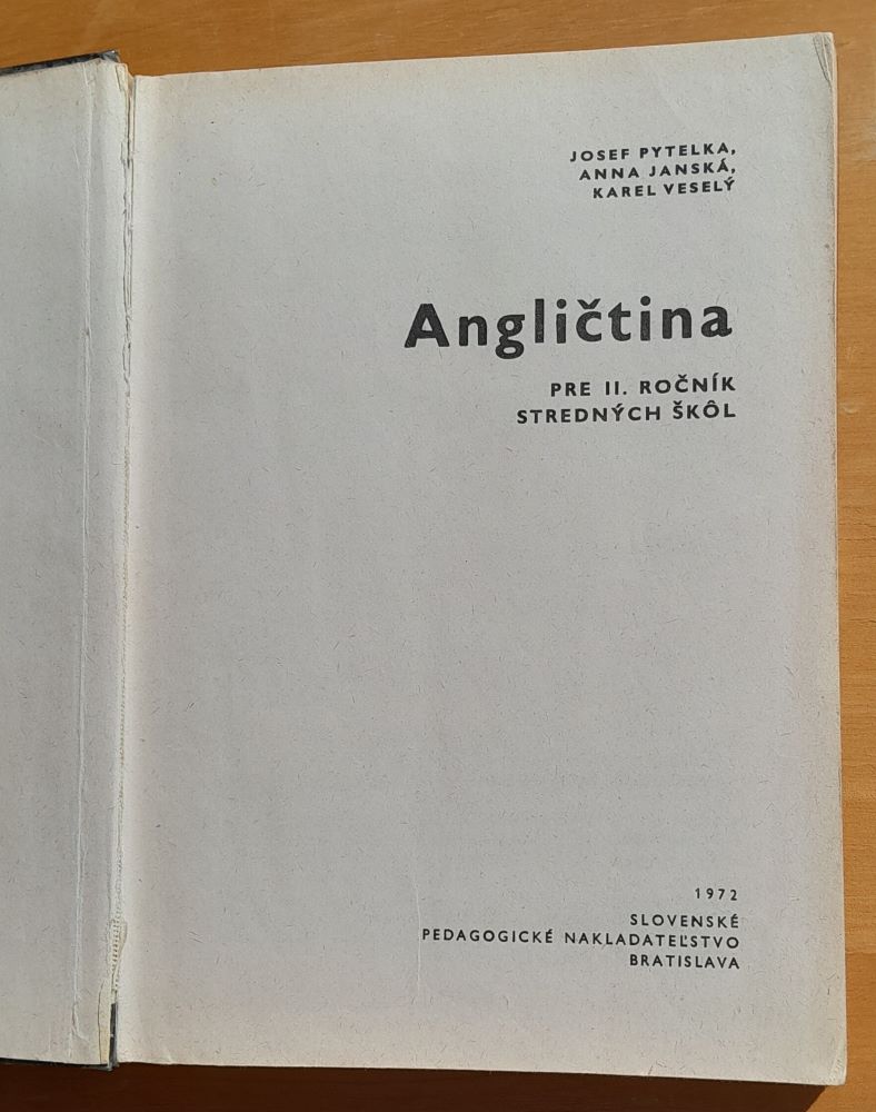 Angličtina pre II. ročník stredných škôl
