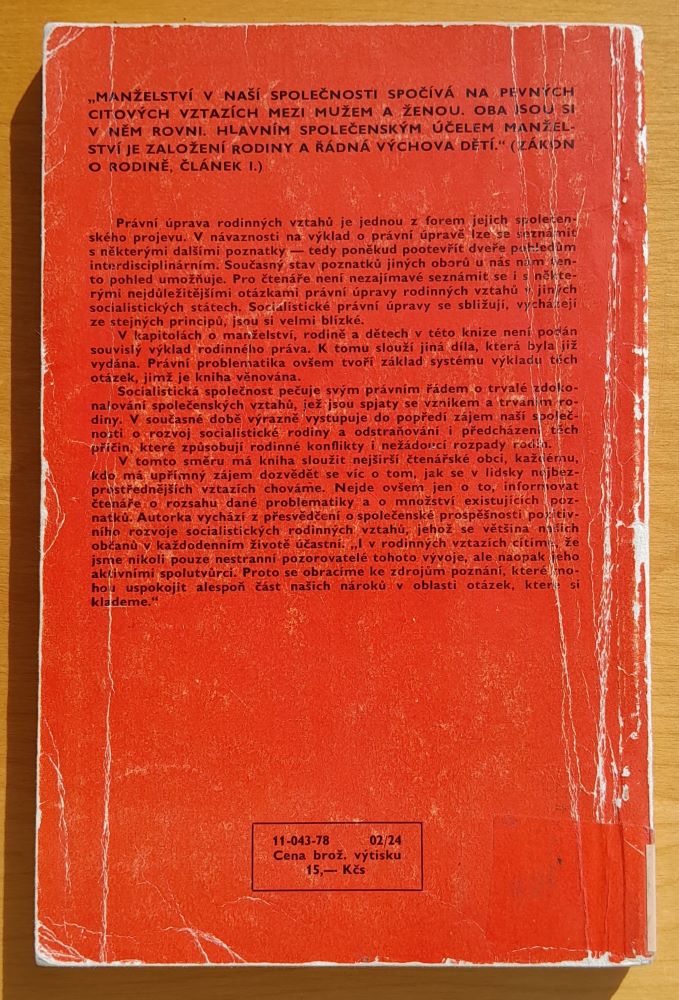 O rodině, manželství a dětech