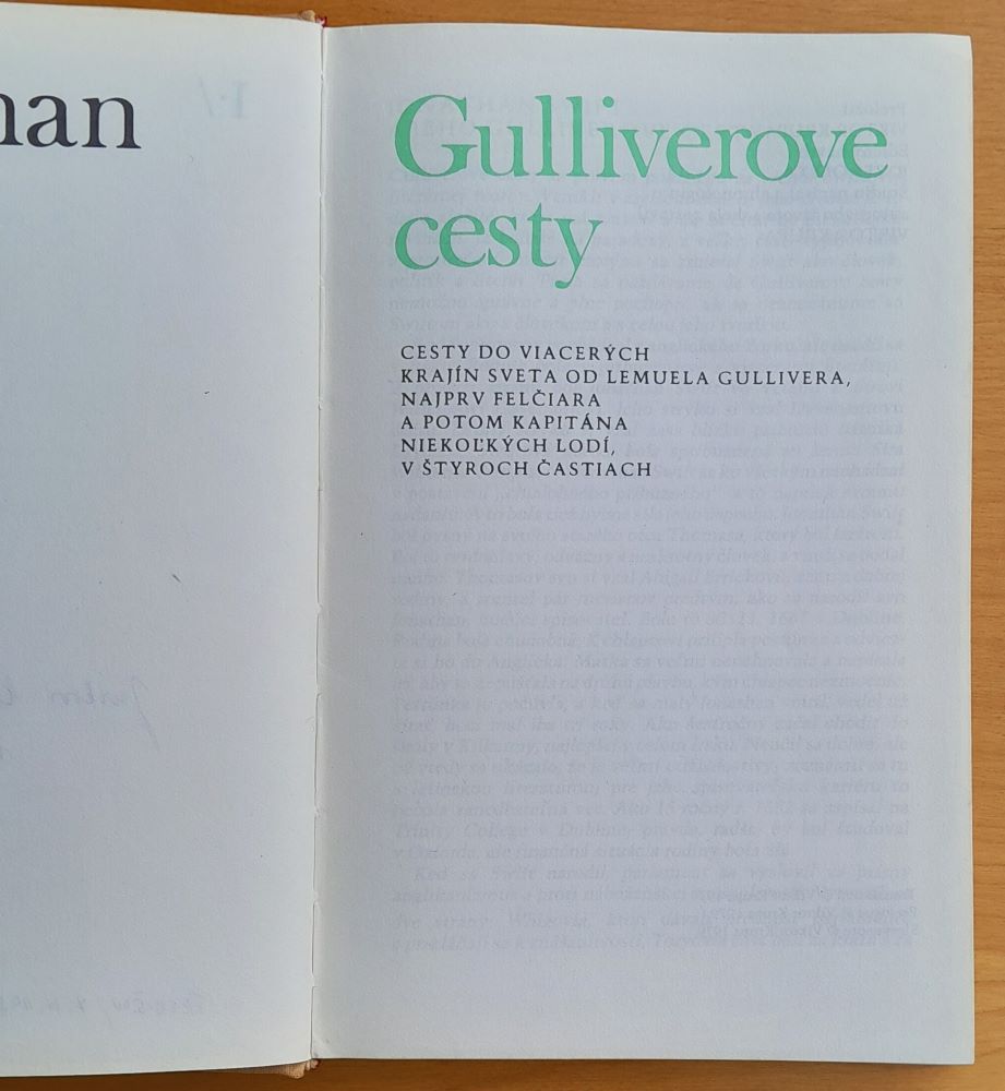 Jonathan Swift / Zlatý fond svetovej literatúry