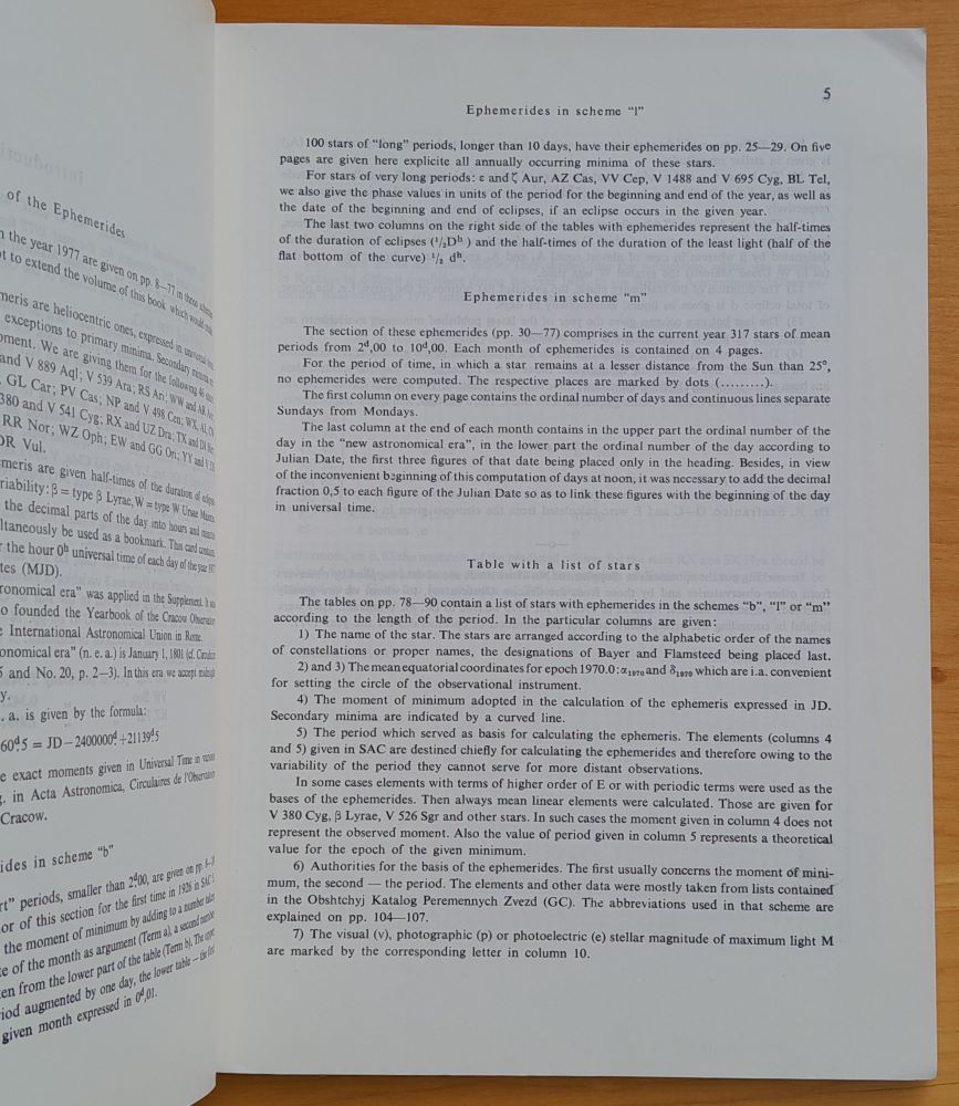 Rocznik astronomiczny Observatorium Krakowskiego na rok 1977