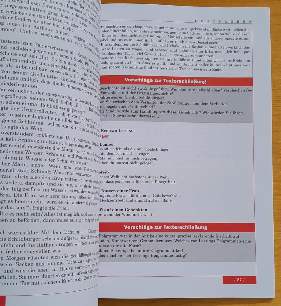 Deutsche literatur furs Abitur / Maturita z nemčiny