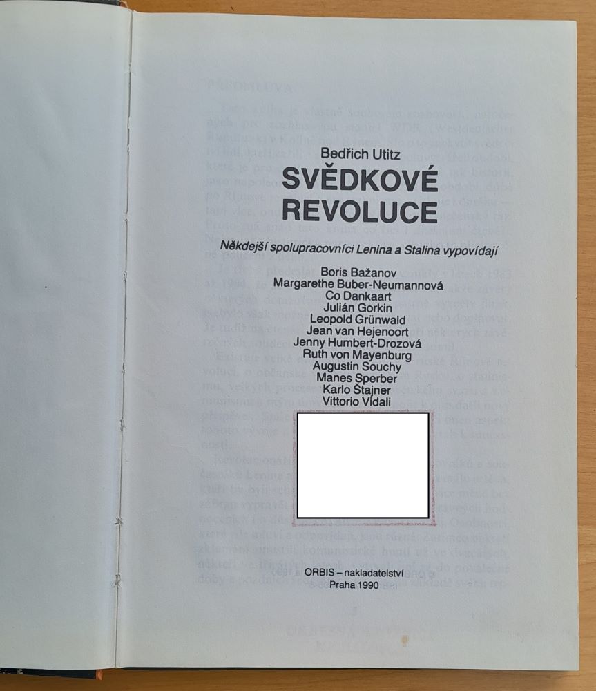 Svědkové revoluce vypovídají