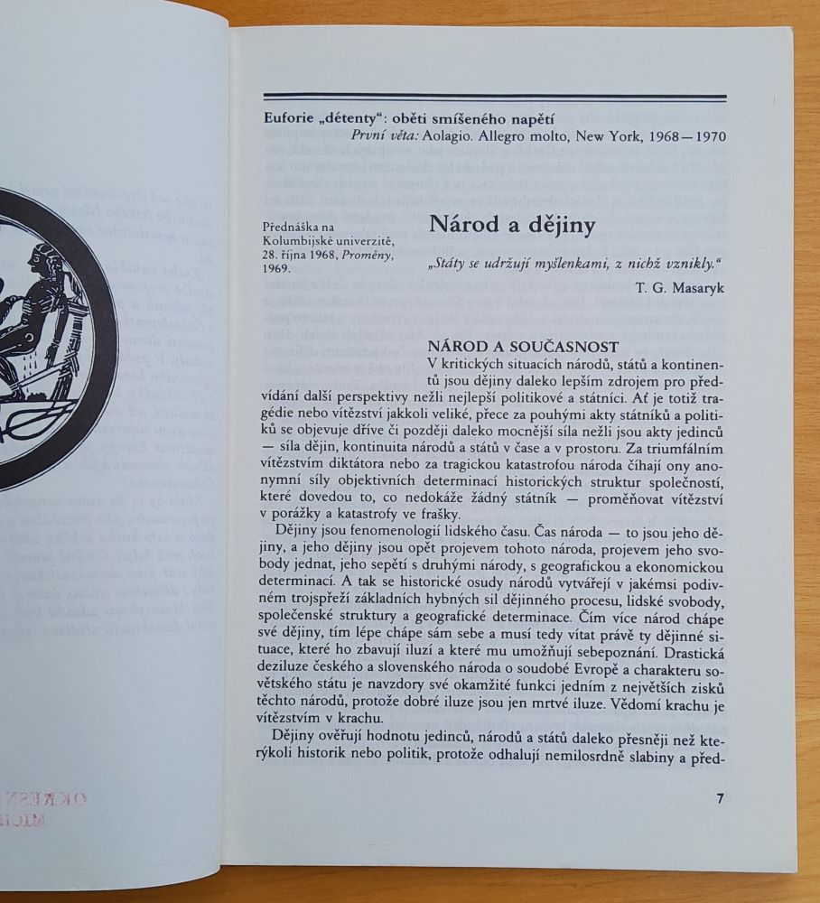 Nesnesitelné břemeno dějin / Novosvětská symfonie