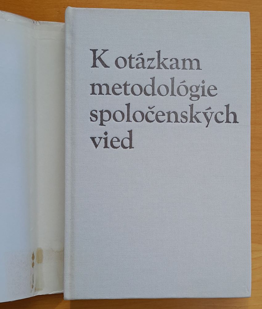 K otázkam metodológie spoločenských vied