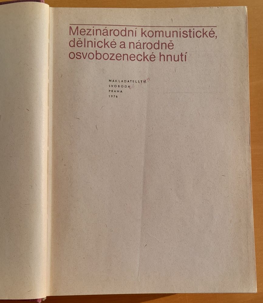 Mezinárodní komunistické, dělnické a národně osvobozenecké hnutí