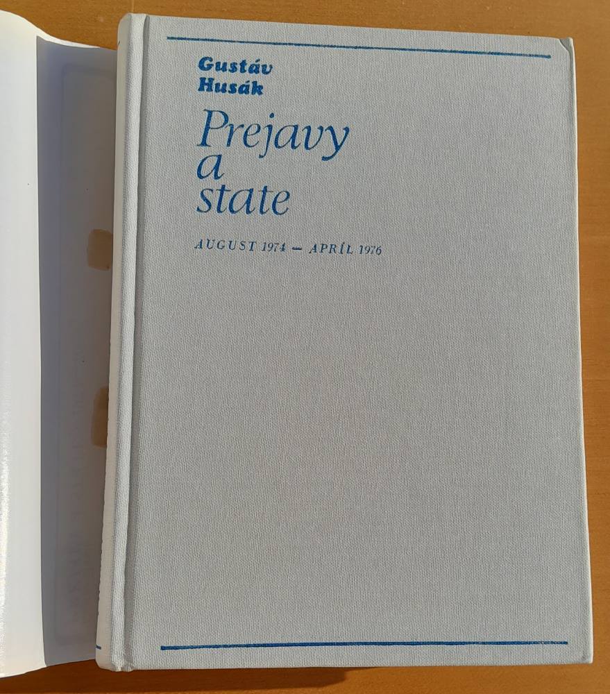 Prejavy a state / August 1974 - apríl 1976