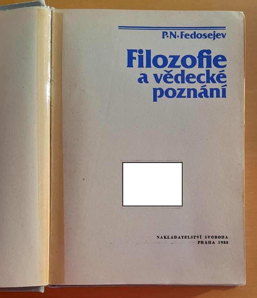 Filozofie a vědecké poznání