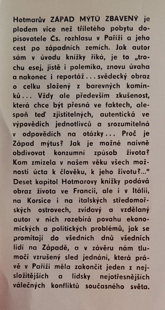 Západ mýtú zbavený / Politická knižnice