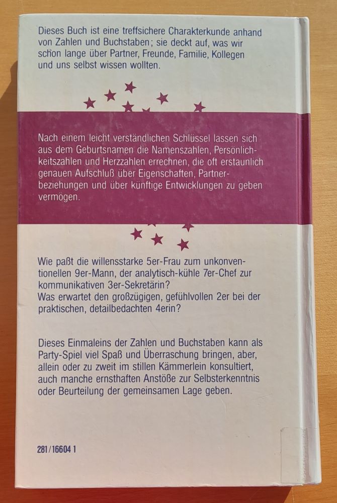 Deine Gluckszahl - dein Schicksal / Das grosse Buch der Numerologie
