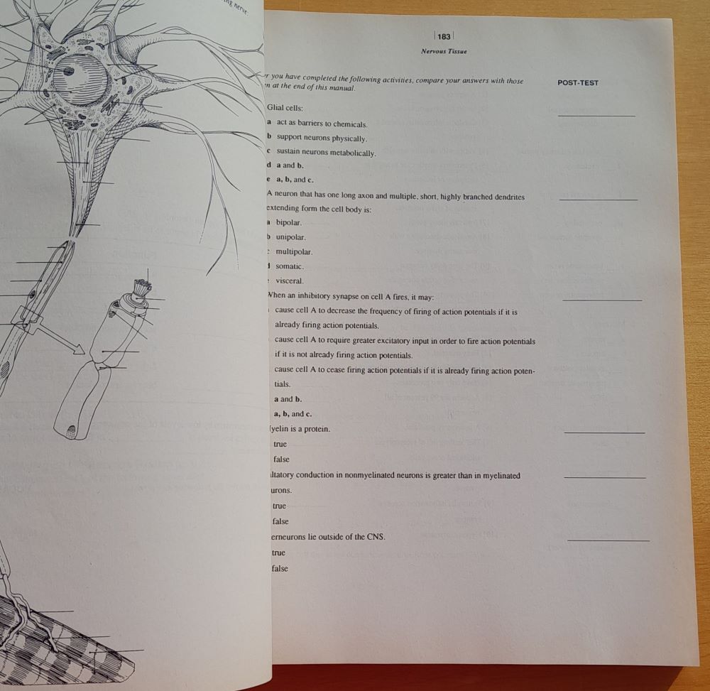 Human Anatomy and Physiology / Students Study Manual