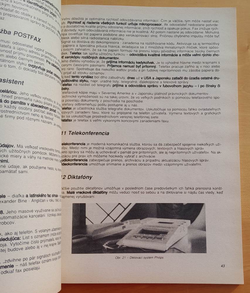 Sekretárske práce pre obchodné akadémie