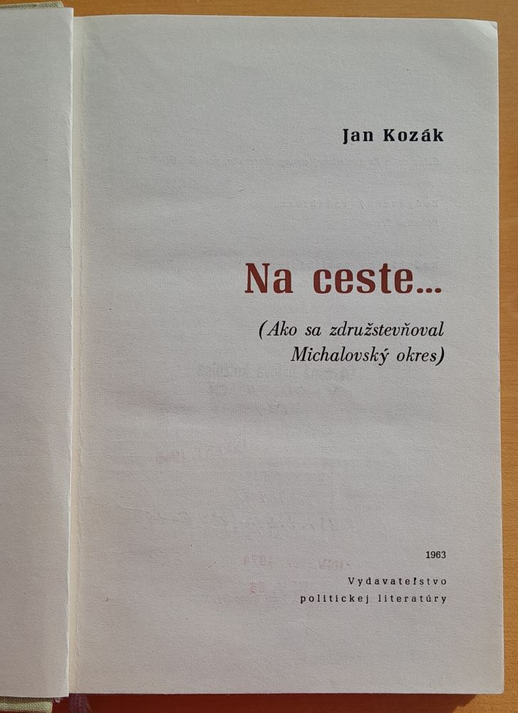 Na ceste... / Ako sa združstevňoval Michalovský okres