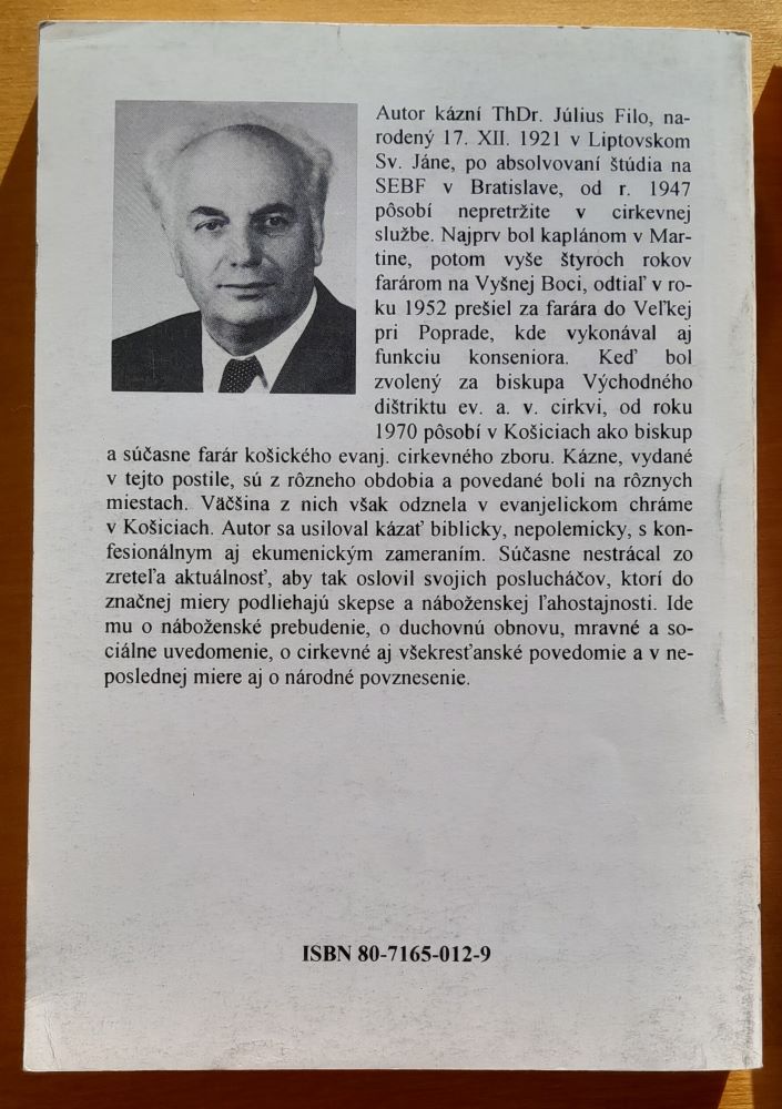 Slová večného života 1. 2. / Cyklus kázní