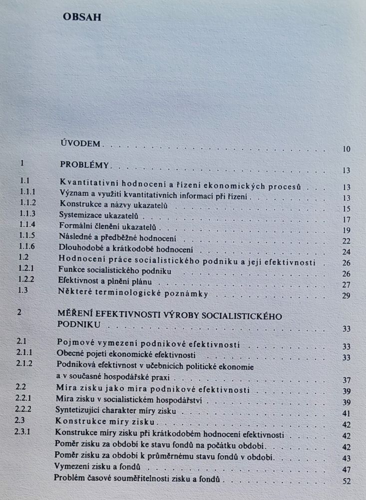 Hodnocení efektivnosti výrobního podniku