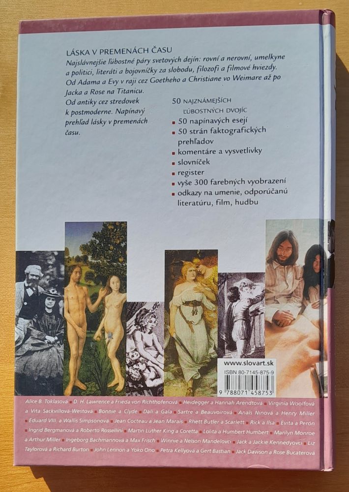 Slávne páry / 50 najznámejších ľúbostných dvojíc