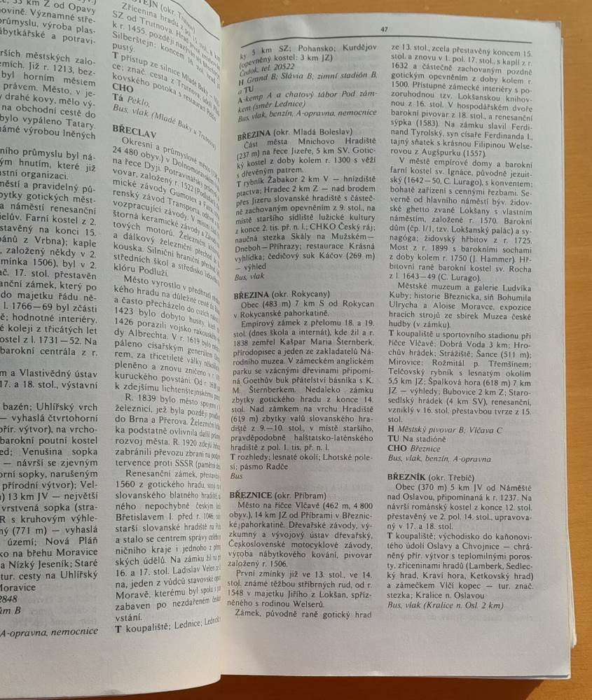 Lexikon turistických zajímavostí / Čechy - Morava - Slezko