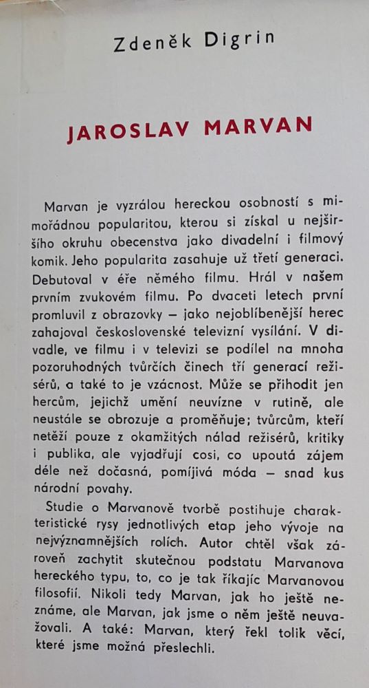 Jaroslav Marvan / Proměny