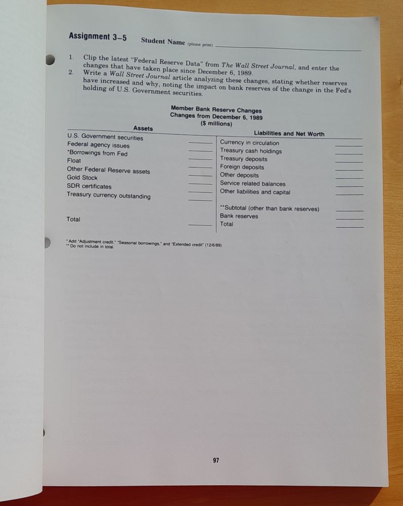 Te Wall Street Journal / Real World Economic Applications / Workbook