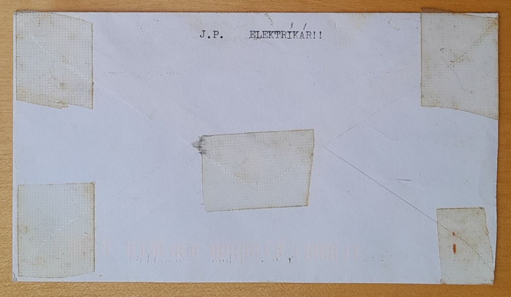 Stará obálka odoslaná z USA v roku 2007