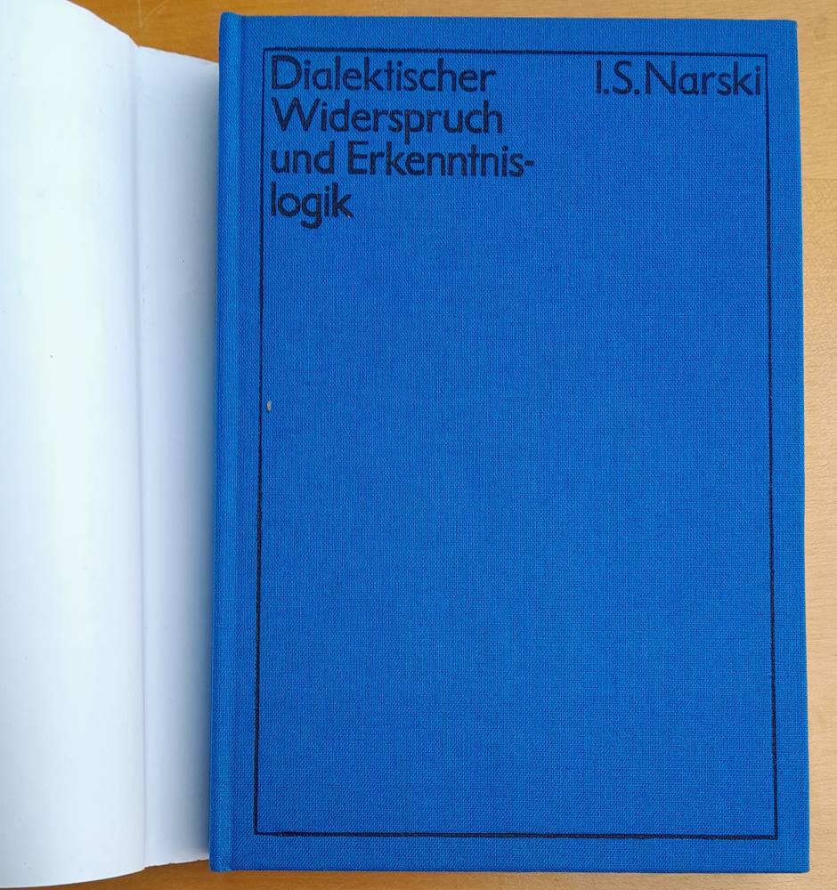 Dialektischer Widerspruch und Erkenntnislogik
