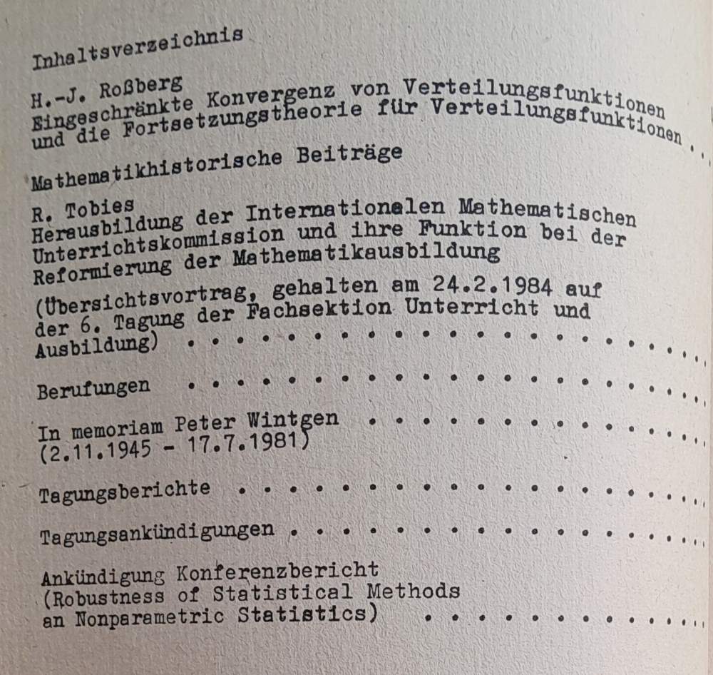 Mitteilungen 1984 Heft 4. / Mathematische Gesellschaft der DDR