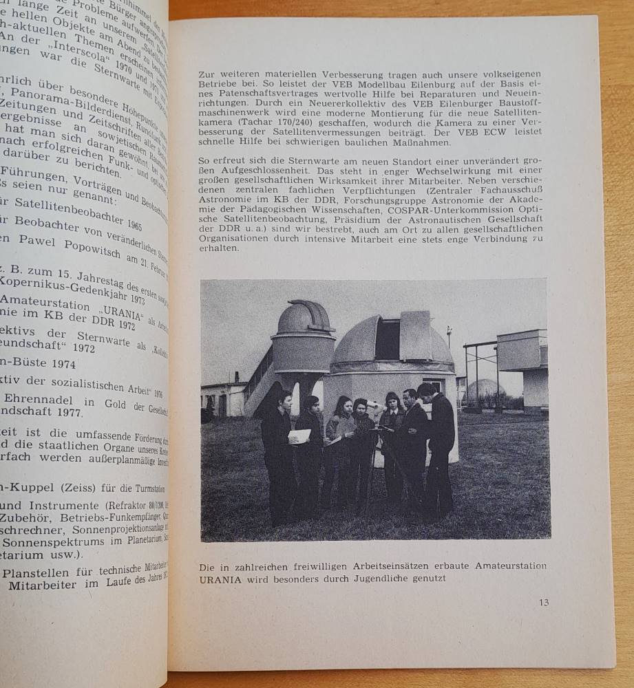 Volks-und Schulsternwarte Juri Gagarin Eilenburg