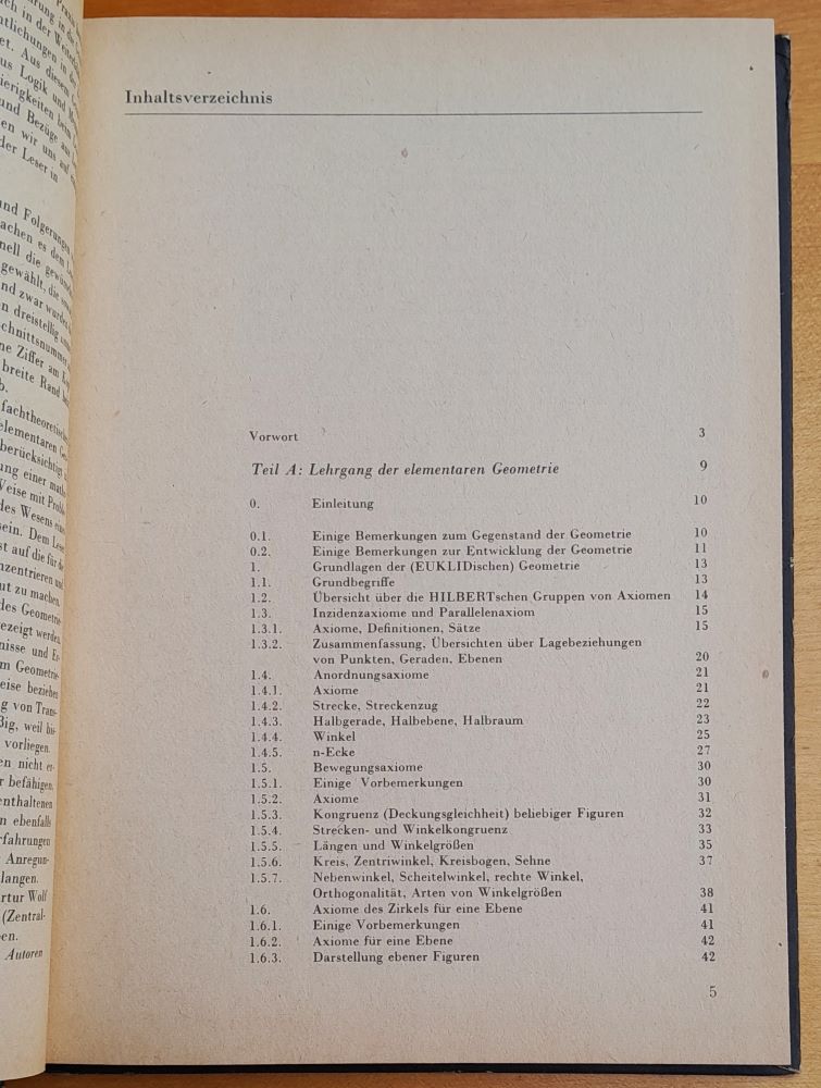 Fachtheoretische Grundlagen des Geometrieunterrichts