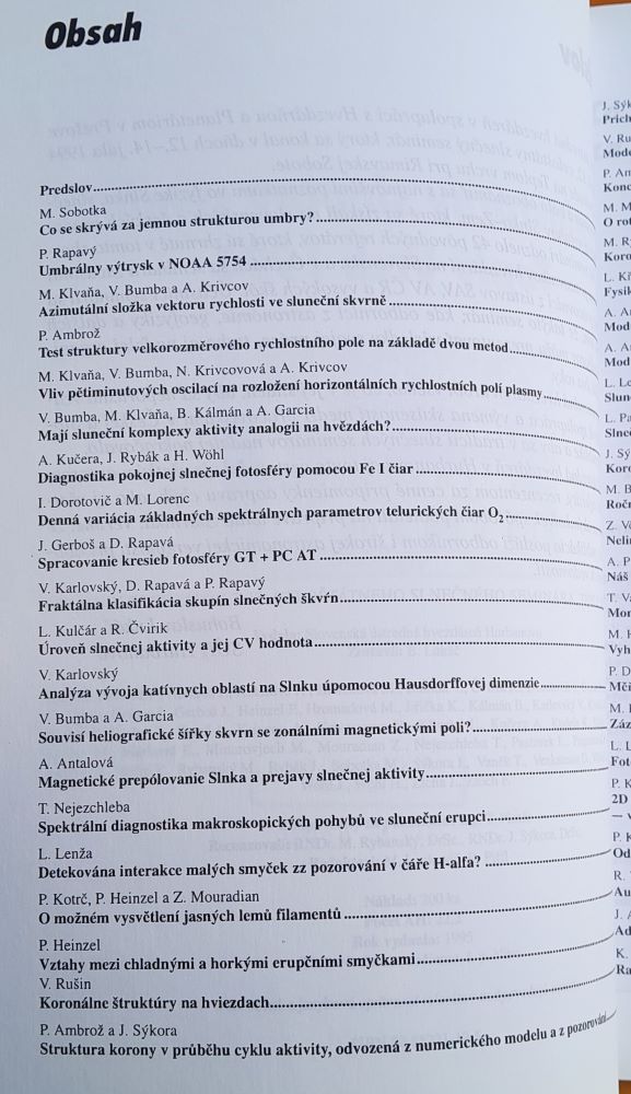 12. Celoštátny slnečný seminár Teplý vrch 1994
